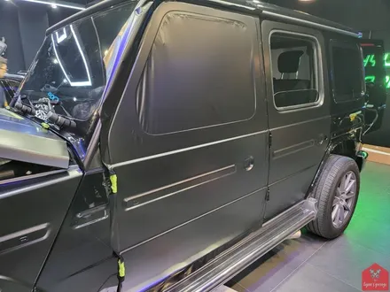 카리스마 올블랙!!! 부산랩핑 전문샵 현스게러지 벤츠 G63 AMG 지바겐 사틴블랙 전체랩핑 시공 소개 / 부산 강서구 명지동