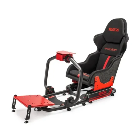 스파르코 Car racing simulator EVOLVE SPARCO 레이싱 휠 스탠드 + 카본 버킷 시트 게임 시트 / 경기 성남 분당