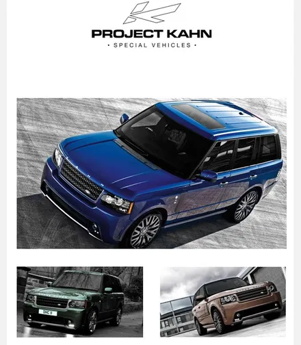 레인지로버 보그 칸 디자인 보디키트 특가 안내 (한정기간) kahn design / 경기 성남 분당