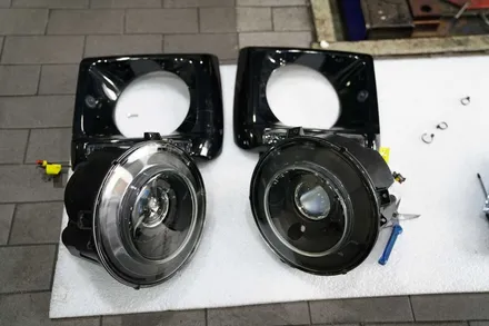벤츠 지바겐 W463 시리즈 블랙헤드램프 브라부스 데이라이트 장착 BRABUS / 경기 성남 분당