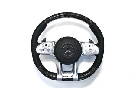 벤츠 전용  신형 카본 핸들 에어백/진동기능 포함 AMG 지바겐 W463 G63AMG,G350,G500,W213,W212,W222 / 경기 성남 분당