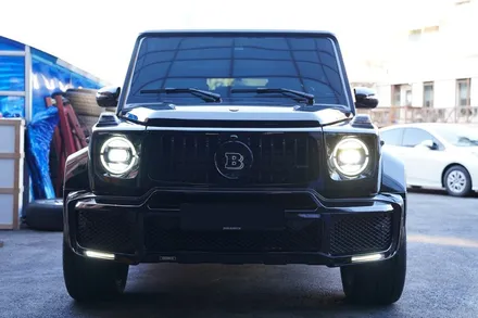 지바겐 와이드스타 G63AMG , 아크라포빅 티타늄 머플러 ,브라부스 엠블럼 세트 BRABUS / 경기 성남 분당