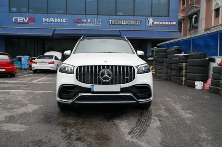 GLS580, GLS63AMG 정품 컨버전 프런트 범퍼,그릴,리어디퓨져,머플러 팁 AMG 정품 튜닝 / 경기 성남 분당