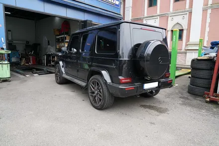 브라부스 G63AMG 실버팁 가변 머플러 / 나이트에디션 엠블럼 세트 BRABUS,지바겐 나이트에디션 AMG정품 / 경기 성남 분당