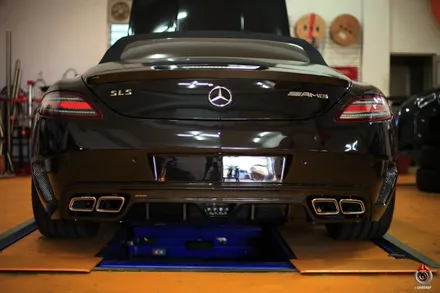 벤츠 SLS W197 독일 MEC 디자인 리어 범퍼 카본 디퓨져 카본 스포일러 장착 MEC DESIGN / 경기 성남 분당