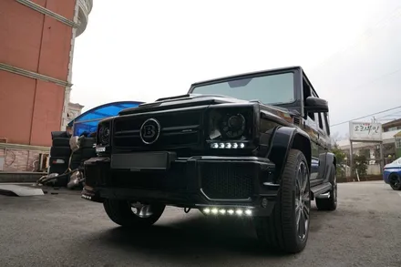 벤츠 W463 지바겐 G63AMG 브라부스 / 만소리 튜닝 BRABUS,MANSORY 브라부스 가변 머플러 모노 블록 R 22인치 휠 / 경기 성남 분당