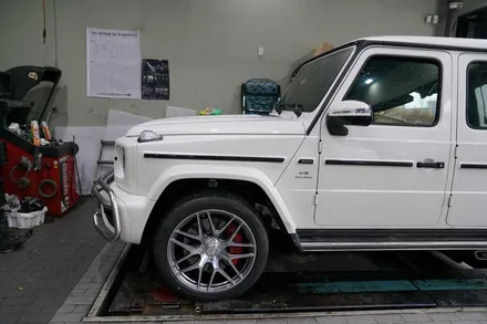 W463A 벤츠 지바겐 G63AMG 에디션 1 22인치 단조 휠 AMG 정품 레드 미러 라인  22인치 정품 단조 휠 / 경기 성남 분당