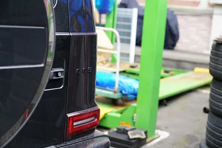 브라부스 G63AMG 실버팁 가변 머플러 / 나이트에디션 엠블럼 세트 BRABUS,지바겐 나이트에디션 AMG정품 / 경기 성남 분당