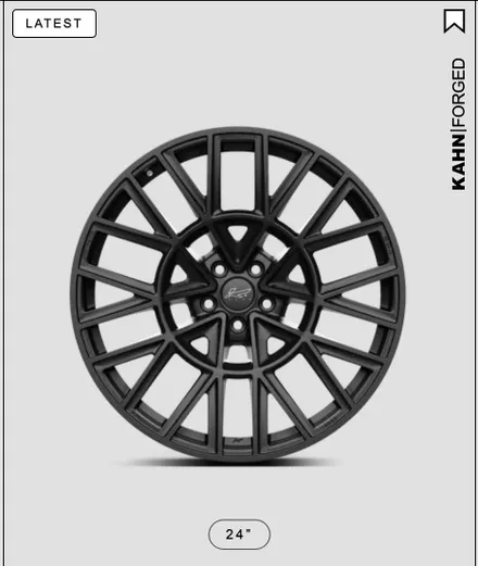 영국 칸 디자인 새로운 휠 라인 공개, Kahn Design / 경기 성남 분당