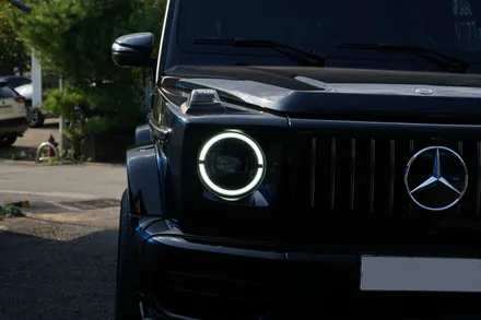 지바겐 G63AMG 에디션1 브라부스 블랙 티탄 가변머플러,프런트립,스페어타이어카본커버,ST 스페이서 BRABUS / 경기 성남 분당