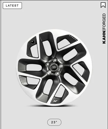 영국 칸 디자인 새로운 휠 라인 공개, Kahn Design / 경기 성남 분당