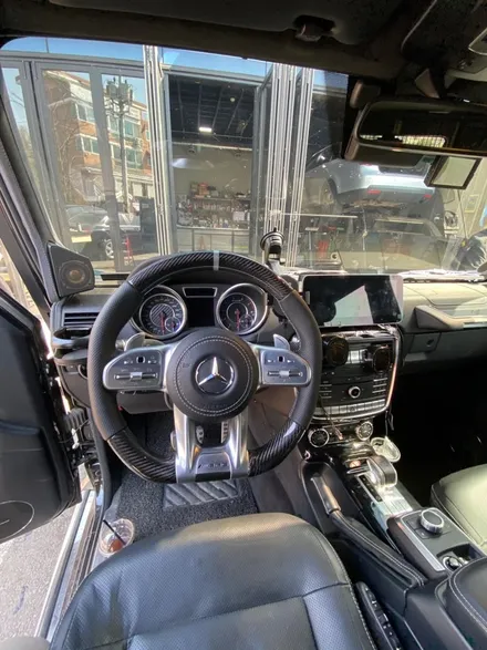 벤츠 전용  신형 카본 핸들 에어백/진동기능 포함 AMG 지바겐 W463 G63AMG,G350,G500,W213,W212,W222 / 경기 성남 분당