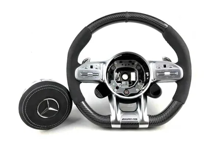 지바겐 G63AMG 에디션1 알칸타라 카본 핸들 + AMG 퍼포먼스 드라이빙 유닛 장착 / 경기 성남 분당