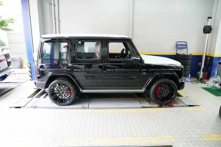 벤츠 지바겐 W463A G63AMG 브라부스 모노 블록 F 23인치 블랙 휠 장착 BRABUS / 경기 성남 분당