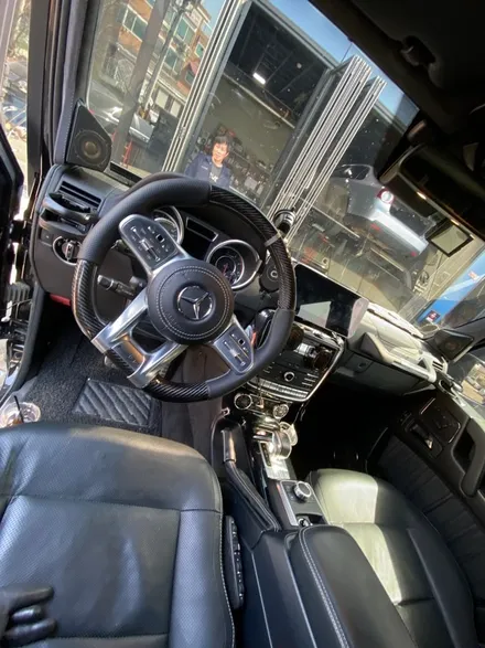 벤츠 전용  신형 카본 핸들 에어백/진동기능 포함 AMG 지바겐 W463 G63AMG,G350,G500,W213,W212,W222 / 경기 성남 분당