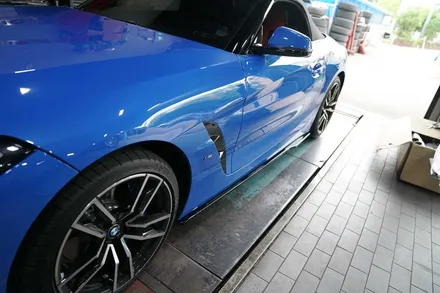 BMW Z4 G29 독일 리거 사이드 스커트 유광 블랙 장착 RIEGER / 경기 성남 분당