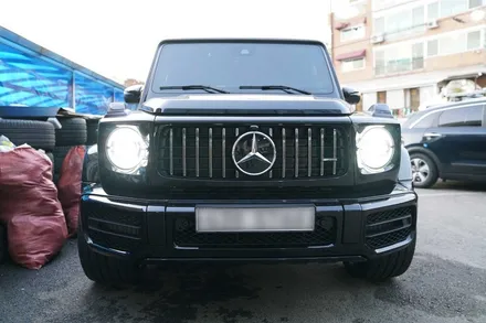 벤츠 지바겐 W463A G63AMG 브라부스 모노블럭 Y 23인치 커스텀 컬러 브라부스 블랙 티탄 가변 머플러 장착 BRABUS / 경기 성남 분당