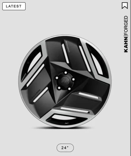 영국 칸 디자인 새로운 휠 라인 공개, Kahn Design / 경기 성남 분당