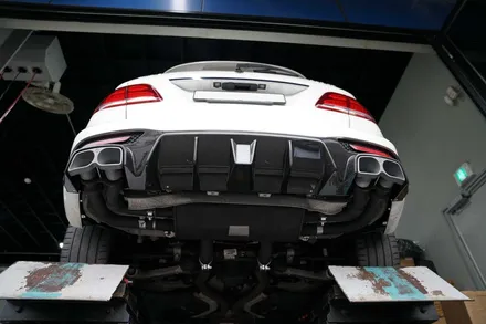 벤츠 GLE63AMG 브라부스 가변 머플러 카본 디퓨져 장착 BRABUS / 경기 성남 분당