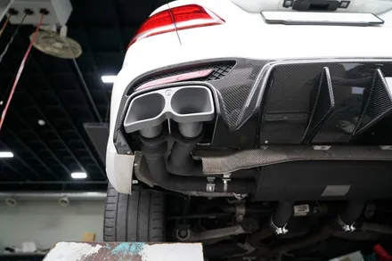 벤츠 GLE63AMG 브라부스 가변 머플러 카본 디퓨져 장착 BRABUS / 경기 성남 분당