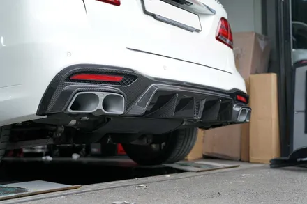 벤츠 GLE63AMG 브라부스 가변 머플러 카본 디퓨져 장착 BRABUS / 경기 성남 분당