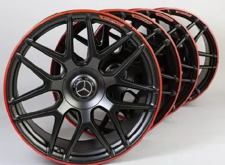 W463A 벤츠 지바겐 G63AMG 에디션 1 22인치 단조 휠 AMG 정품 레드 미러 라인  22인치 정품 단조 휠 / 경기 성남 분당