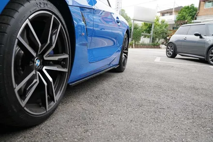 BMW Z4 G29 독일 리거 사이드 스커트 유광 블랙 장착 RIEGER / 경기 성남 분당