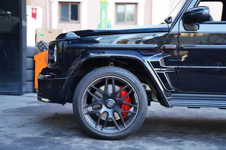 지바겐 와이드스타 G63AMG , 아크라포빅 티타늄 머플러 ,브라부스 엠블럼 세트 BRABUS / 경기 성남 분당
