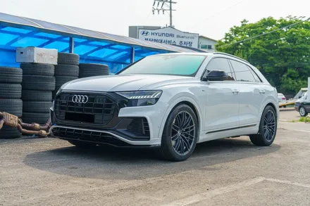 AUDI Q8 ABT HR-F 22인치 휠 타이어 세트, 프런트 립 스포일러 장착 / 분당,성남,용인