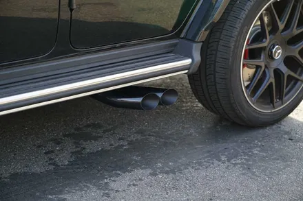 지바겐 G63AMG 에디션1 브라부스 블랙 티탄 가변머플러,프런트립,스페어타이어카본커버,ST 스페이서 BRABUS / 경기 성남 분당