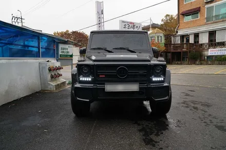 벤츠 지바겐 W463 시리즈 블랙헤드램프 브라부스 데이라이트 장착 BRABUS / 경기 성남 분당