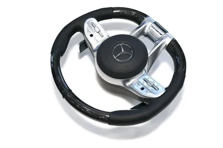 벤츠 전용  신형 카본 핸들 에어백/진동기능 포함 AMG 지바겐 W463 G63AMG,G350,G500,W213,W212,W222 / 경기 성남 분당