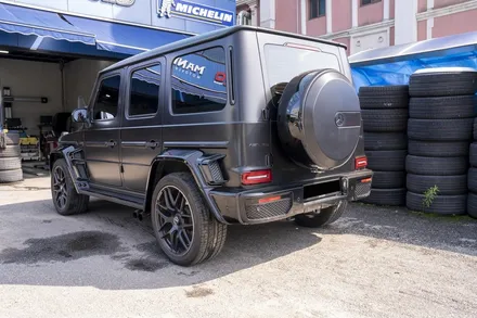 지바겐 G63AMG 와이드 스타, 블랙 가변 머플러, 나이트 에디션 레터링 웰컴 퍼포먼스 BRABUS / 경기 성남 분당