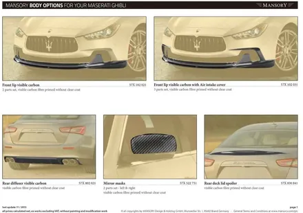 Maserat 마세라티 기블리 / 르반떼 만소리 Mansory GTurismo wheel 22인치 스페셜 할인 행사 / 경기 성남 분당
