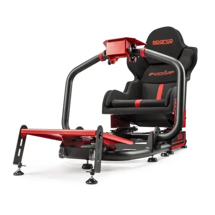 스파르코 Car racing simulator EVOLVE SPARCO 레이싱 휠 스탠드 + 카본 버킷 시트 게임 시트 / 경기 성남 분당