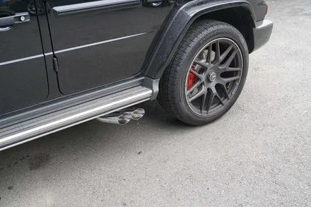 브라부스 G63AMG 실버팁 가변 머플러 / 나이트에디션 엠블럼 세트 BRABUS,지바겐 나이트에디션 AMG정품 / 경기 성남 분당