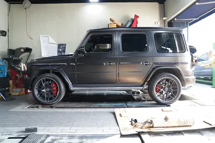 지바겐 G63AMG 브라부스 가변 머플러 실버 팁 (구조 변경 가능)BRABUS / 경기 성남 분당
