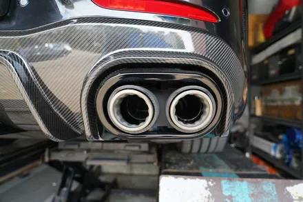X290 AMG GT43 브라부스 카본 리어 디퓨져/ 가변 머플러 장착 BRABUS 정품 / 경기 성남 분당