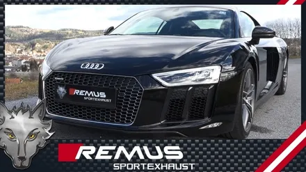 아우디 R8 V10 용 레무스 가변 머플러 AUDI R8 REMUS / 경기 성남 분당