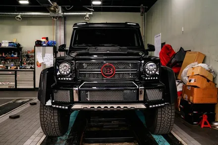 지바겐 G500 4X4 브라부스 프런트 립 스포일러 더블 LED BRABUS / 경기 성남 분당