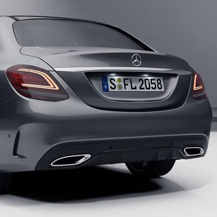 W205 C-CLASS 세단 페이스 리프트 LED 정품 테일램프 키트 / 경기 성남 분당