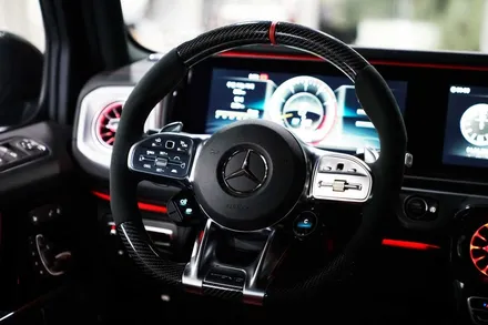 지바겐 G63AMG 신형 카본 알칸타라 퍼포먼스 핸들 터치패드 / 조그다이얼 버전 AMG 정품 지바겐카본인테리어,지바겐앰비언트 / 경기 성남 분당