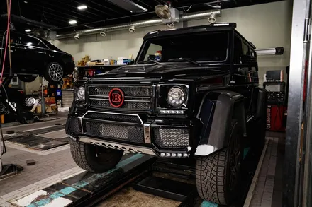 지바겐 G500 4X4 브라부스 프런트 립 스포일러 더블 LED BRABUS / 경기 성남 분당