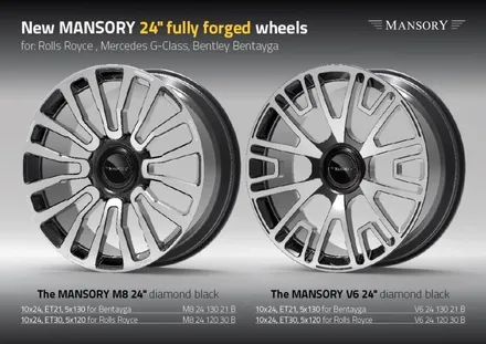 레인지로버 보그 만소리 M8 22인치 블랙 휠 MANSORY / 경기 성남 분당