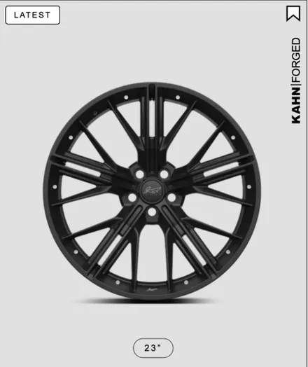 영국 칸 디자인 새로운 휠 라인 공개, Kahn Design / 경기 성남 분당