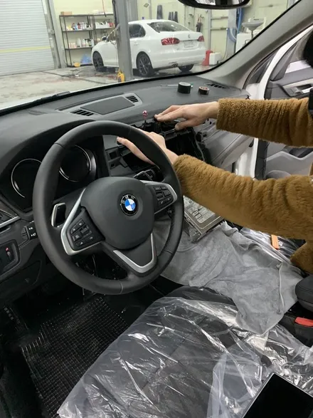 BMW X1 안드로이드 올인원 내비게이션 달았습니다. / 서울 성동