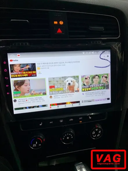 골프 7세대 에 안드로이드 올인원을 설치해보았다 / 서울 성동