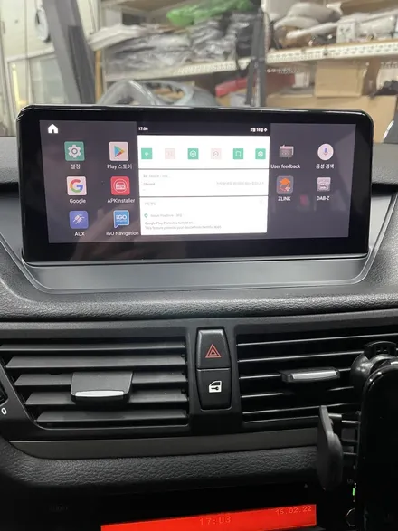 BMW 안드로이드 올인원 X1 장착, BMW 전 시리즈 최저가 시공 / 성수, 동대문, 광진구