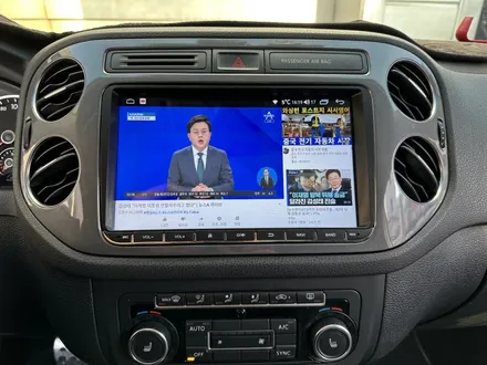 티구안 안드로이드 장착으로 더 커진 화면으로 내비게이션 사용 / 성수, 동대문, 광진구