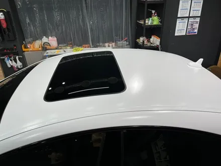 인천 청라 송도 벤츠 CLS 63 AMG 사틴화이트 전체랩핑,크롬죽이기 / 인천 청라동